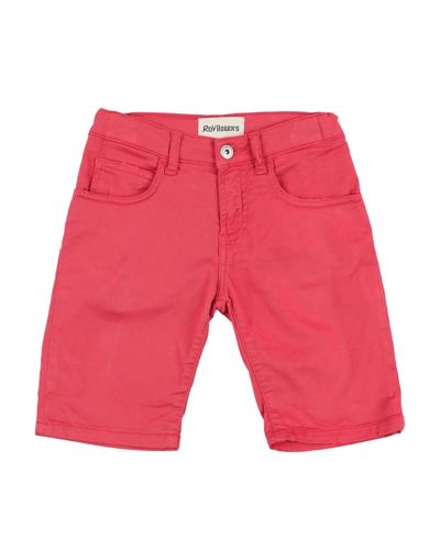 Roy Rogers Kids' Roÿ Roger's Toddler Boy Shorts & Bermuda Shorts Red Size 6 Cotton, Lyocell, Elastane