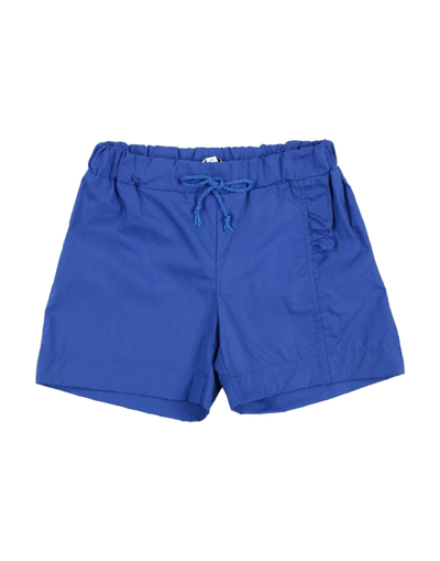 Aletta Babies'  Toddler Girl Shorts & Bermuda Shorts Bright Blue Size 4 Cotton