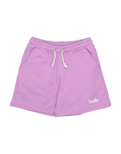 Vicolo Kids' Shorts & Bermuda Shorts In Purple