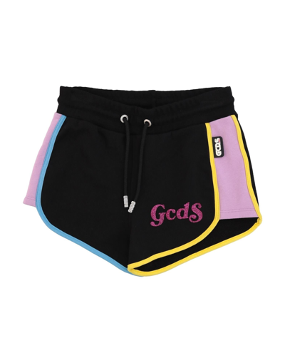 Gcds Mini Kids' Shorts & Bermuda Shorts In Black