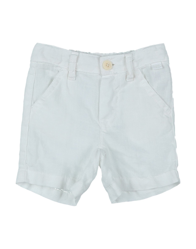 Il Gufo Kids'  Newborn Girl Shorts & Bermuda Shorts White Size 3 Linen