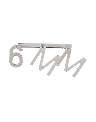 Mm6 Maison Margiela Hair Accessories In Silver