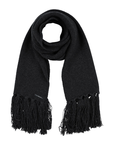 Les Hommes Scarves In Steel Grey