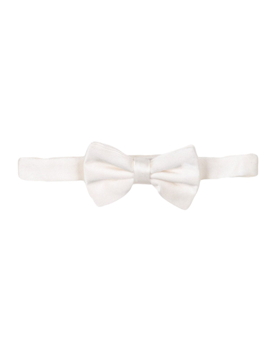 Dolce & Gabbana Kids'  Man Ties & Bow Ties Ivory Size - Silk In White