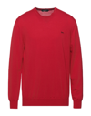 HARMONT & BLAINE HARMONT & BLAINE MAN SWEATER RED SIZE 4XL WOOL