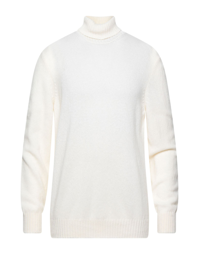 Gran Sasso Turtlenecks In Ivory