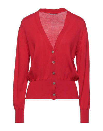 Hemisphere Cardigans In Red