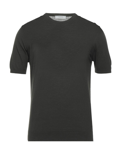 Alpha Studio Sweaters In Green