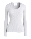 Erika Cavallini Sweaters In Light Grey