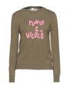 Vicolo Sweaters In Green