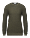 Paolo Pecora Sweaters In Military Green