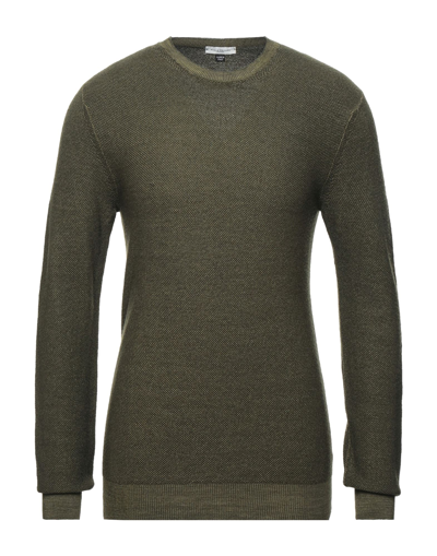 Paolo Pecora Sweaters In Military Green