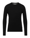 Alpha Studio Sweaters In Black