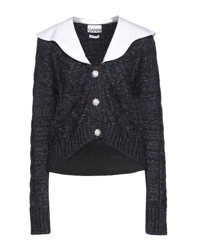 Ganni Cardigans In Blue