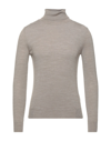 Vneck Turtlenecks In Beige