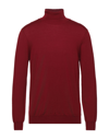 Heritage Turtlenecks In Maroon