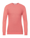 P. LANGELLA P. LANGELLA MAN SWEATER CORAL SIZE XXL ACRYLIC, MERINO WOOL