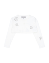Simonetta Kids' Wrap Cardigans In White