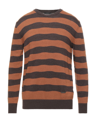 Alessandro Dell'acqua Sweaters In Brown