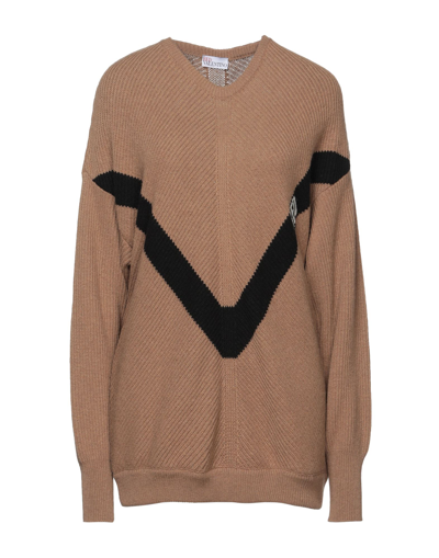 Red Valentino Sweaters In Beige