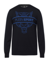 Plein Sport Sweaters In Blue
