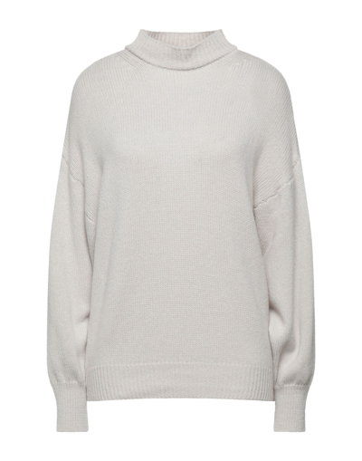 N.o.w. Andrea Rosati Cashmere Turtlenecks In Grey