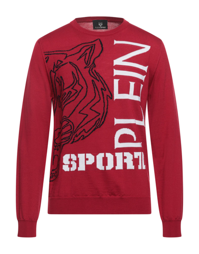 Plein Sport Sweaters In Red