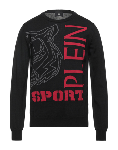 Plein Sport Sweaters In Black