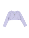 Monnalisa Kids' Wrap Cardigans In Lilac