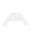 Monnalisa Kids' Wrap Cardigans In White