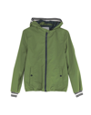 Herno Kids' Jackets In Military Green