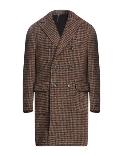 Montedoro Coats In Brown