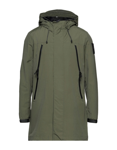 Outhere Coats In Military Green