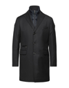 Angelo Nardelli Coats In Black