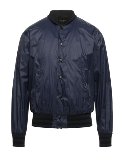 Roberto Collina Man Jacket Midnight Blue Size 38 Nylon