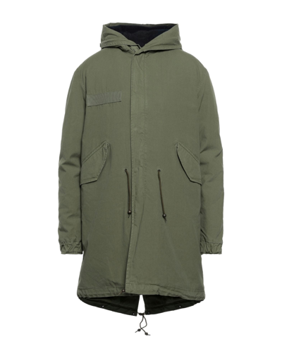 Mr & Mrs Italy Down Jackets In Military Green