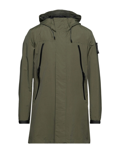 Outhere Coats In Military Green