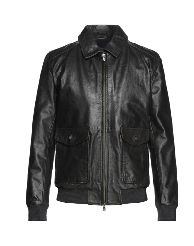 Andrea D'amico Jackets In Black