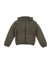 Invicta Kids' Down Jackets In Military Green
