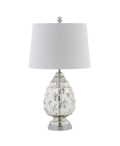 Jonathan Y Artichoke Led Table Lamp In Silver