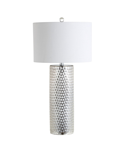 Jonathan Y Isabella Led Table Lamp In Silver-tone
