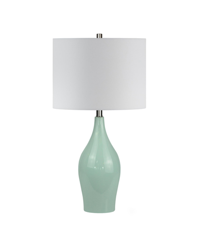 Hudson & Canal Niklas Table Lamp In Open Green