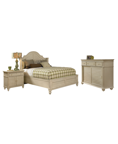 Furniture Paula Deen Bedroom , Steel Magnolia Queen 3 Piece Set (bed, Dresser And Nightstand)