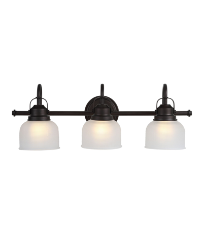 Jonathan Y Virginia 3-light Led Vanity Light In Black