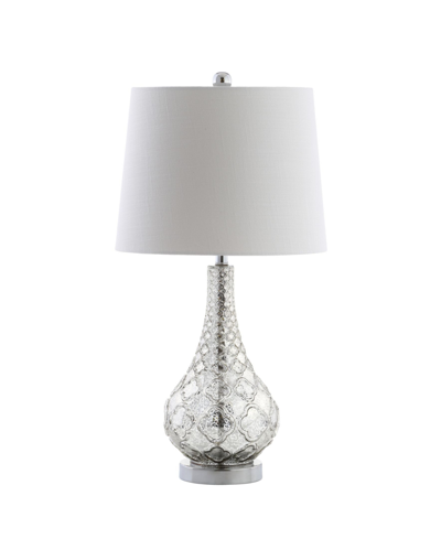 Jonathan Y Darren Led Table Lamp In Silver
