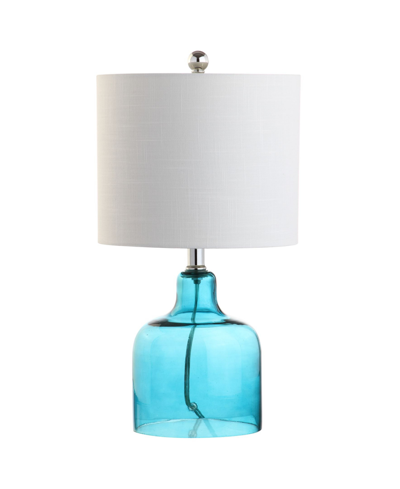 Jonathan Y Gemma Bell Led Table Lamp In Blue