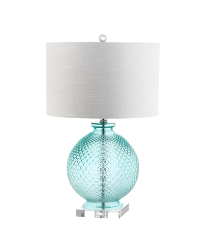Jonathan Y Estelle Led Table Lamp In Blue