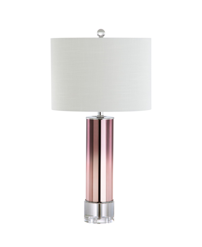 Jonathan Y Edward Led Table Lamp In Pink