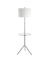 Jonathan Y Hall Led End Table Floor Lamp In Chrome