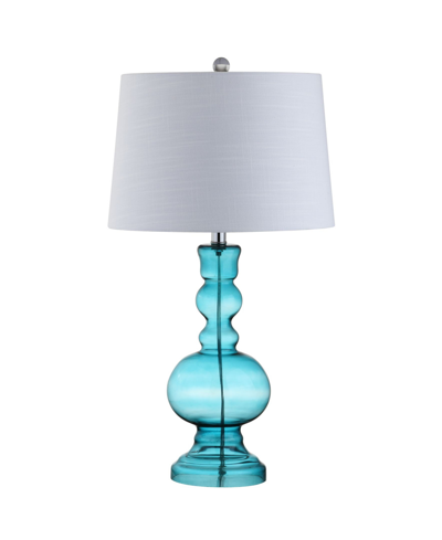 Jonathan Y Genie Led Table Lamp In Blue